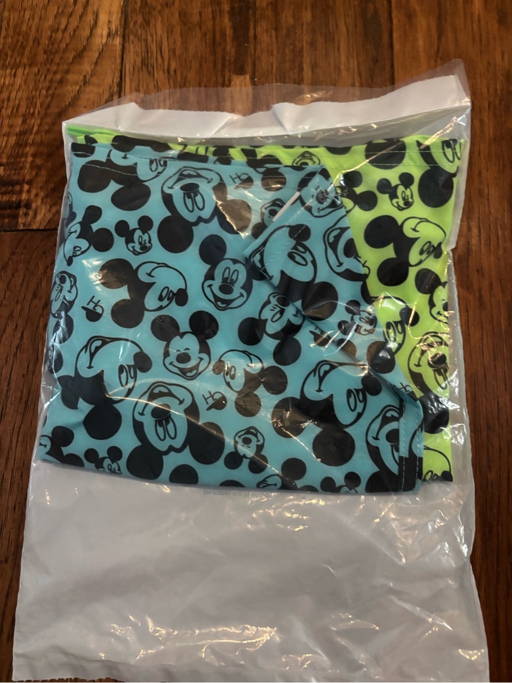 George Hats 7/8 Hybrid Shorts Mickey Disney Blue Green Shorts Unlined Swim